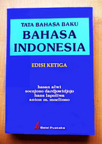 Image of Tata Bahasa Baku Bahasa Indonesia